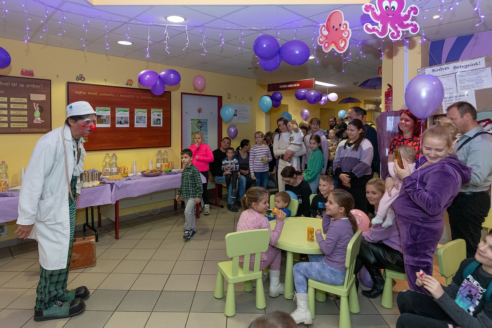 Meglepetés előadással, bohóc doktorral és rajzpályázattal ünnepli a koraszülöttek világnapját a kórház